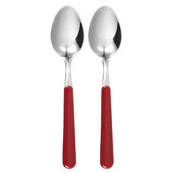 Cucchiai Trendy rosso