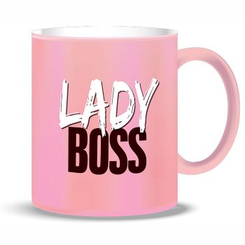 Mug Lady Boss rosa FORTY