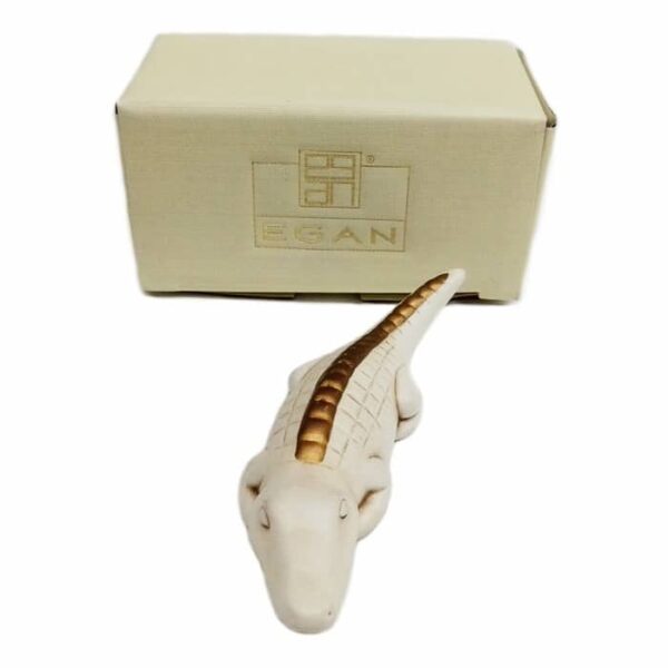 Animaletti Coccodrillo bianco 2 EGAN