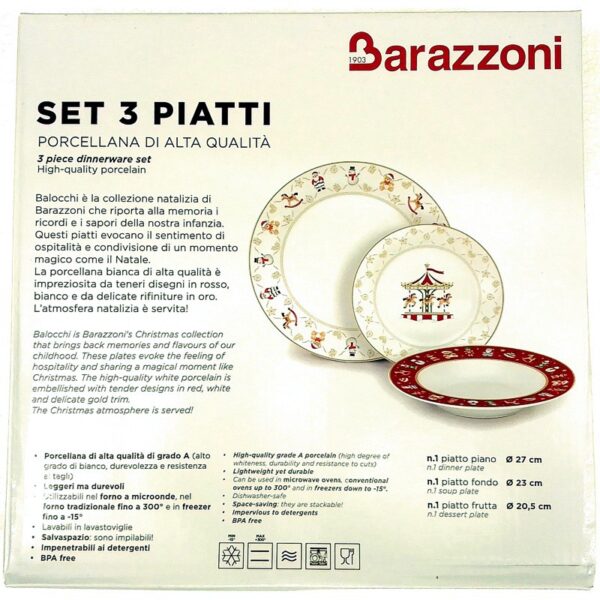 Set 3 piatti Balocchi scatola BARAZZONI