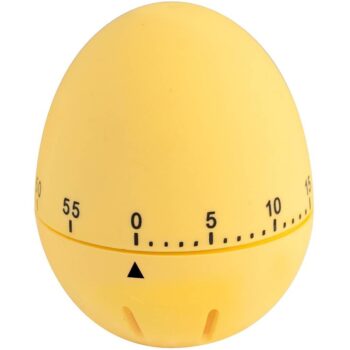 Timer meccanico Uovo giallo HOME