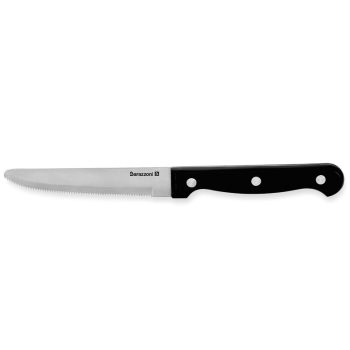 barazzoni set 6 coltelli tavola manico nero